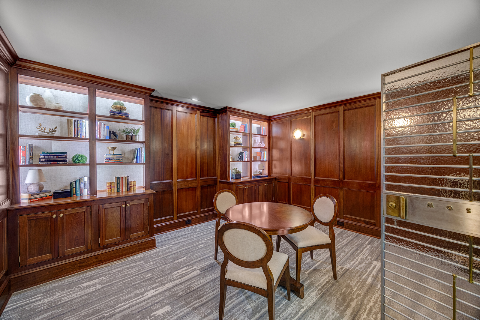 Interior image of the McPeak Wealth Management Group building vault